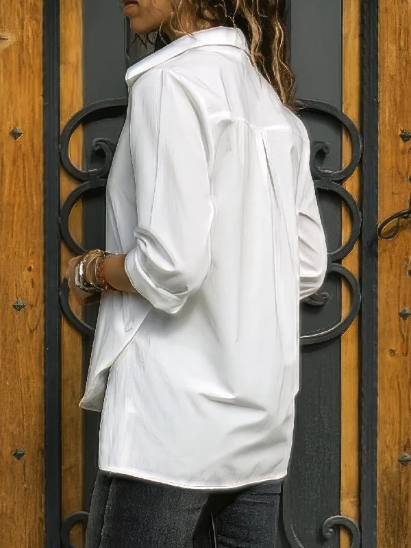 Effortless Asymmetrical Blouse Boho Chic Blouse