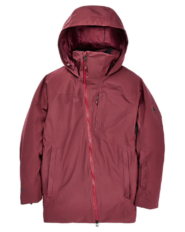 Burton Women's Pillowline Gore-Tex 2L Snow Jacket - Almandine Elegant Classic Vintage