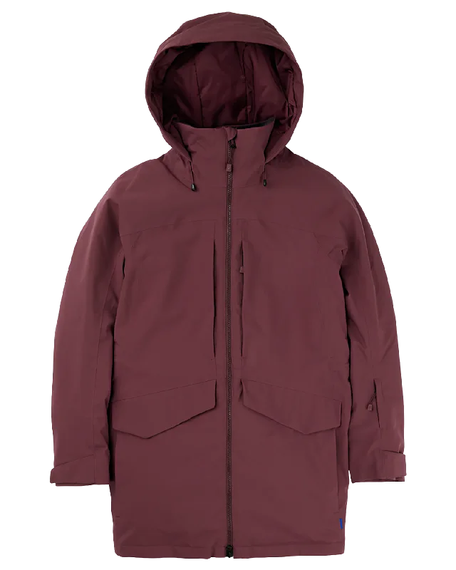 Burton Women's Prowess 2.0 2L Snow Jacket - Almandine Lace Blend Ribbed Blend Corduroy Blend