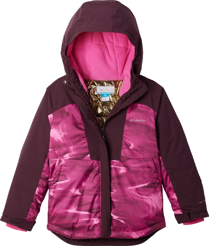 Mighty Mogul III Printed Jacket - Girl Youth|-|Manteau imprimé Mighty Mogul III - Jeune Fille Thin T-Shirt Open Front Quick Dry