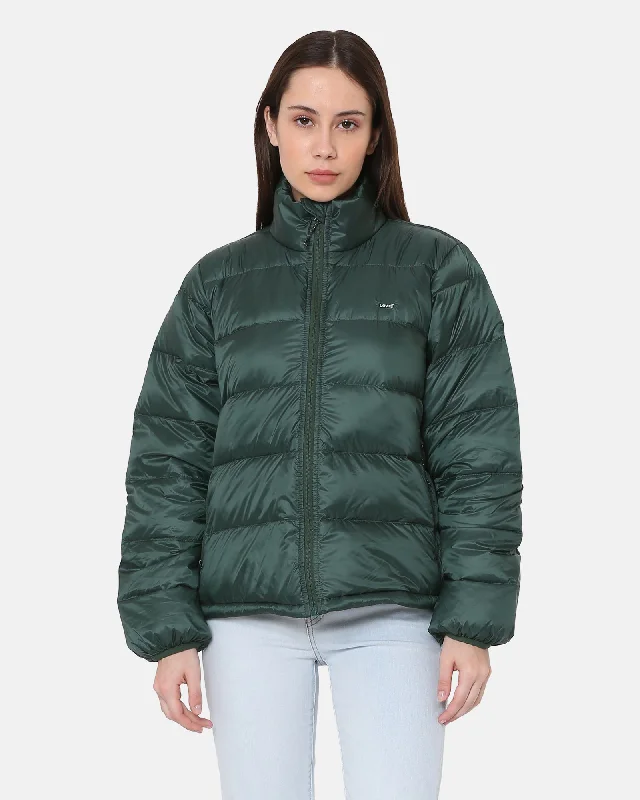 Polly Packable Jacket in Python Green Iron Safe Non-Iron Wrinkle Free