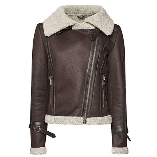 Squirrel Girl Shearling Jacket Print Jacquard Patchwork