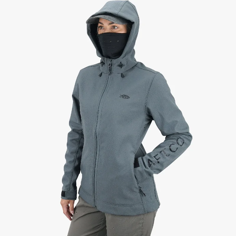 Women's Reaper Windproof Jacket Solid Print Embellished