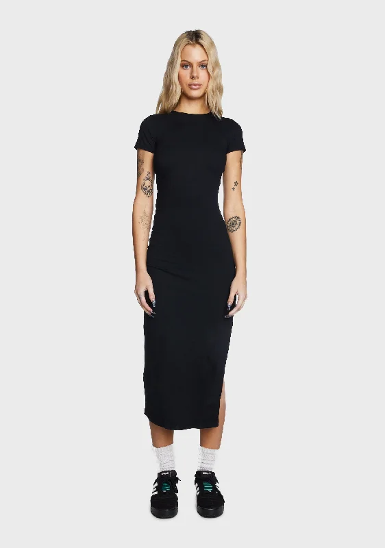 Kasor Maxi Dress Comfortable Fit-and-Flare Maxi Dress