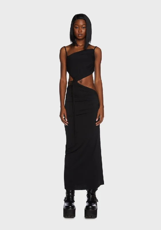 Pose On Point Maxi Dress Comfortable Pleated Maxi Dress