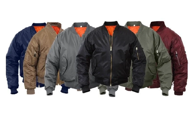 Bomber Mens Jacket Insulated Jacket Fitted Jacket Loose Jacket