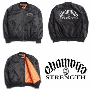 Chamorro Strength Bomber Mens Jacket sale Insulated Jacket Fitted Jacket Loose Jacket