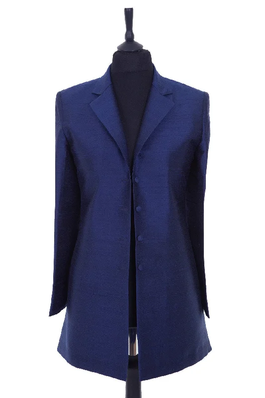 Sicily Jacket in Midnight Blue Oversized Jacket Tailored Jacket Straight Jacket