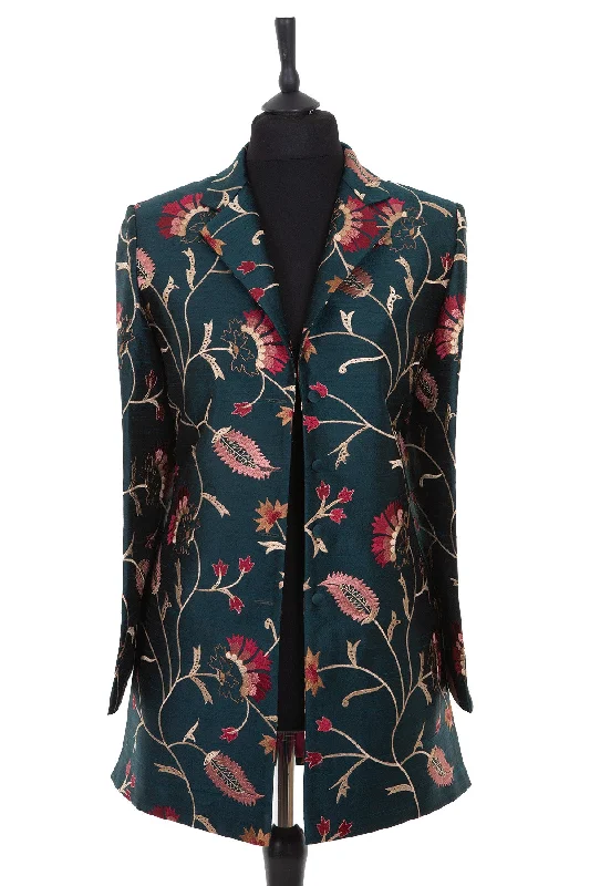 Sicily Jacket in Mineral Print Jacket Jacquard Jacket Patchwork Jacket