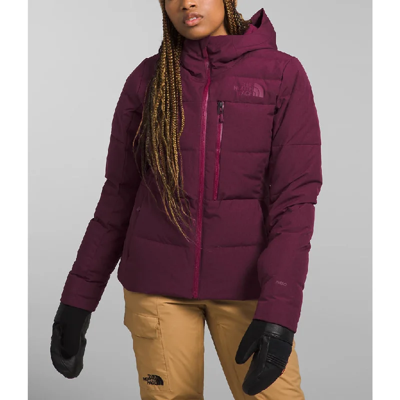 North Face Heavenly Down Jacket Womens 2024 Zip Front Button Front Snap Front