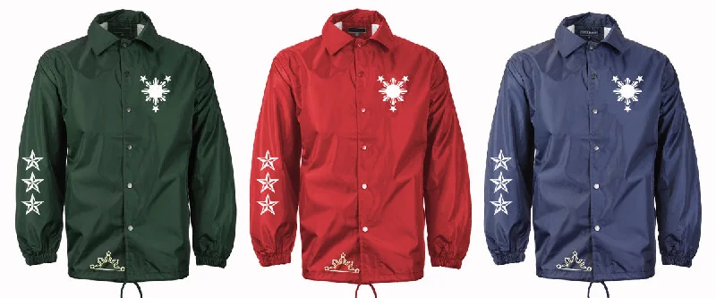 Sun and Stars 2019 Windbreaker Jacket Limited Edition Front Pockets Side Pockets Patch Pockets