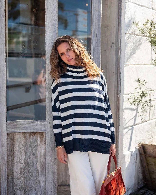 Light Navy Stripes