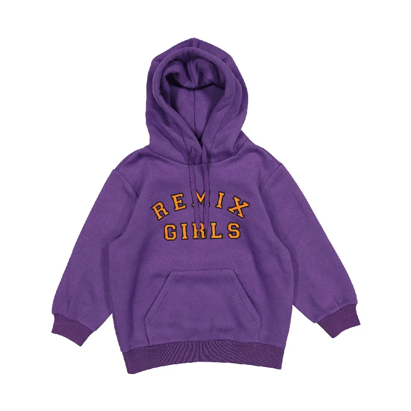 Designers Remix Purple William Logo Hoodie Hoodie with Hood Adjustable Protection