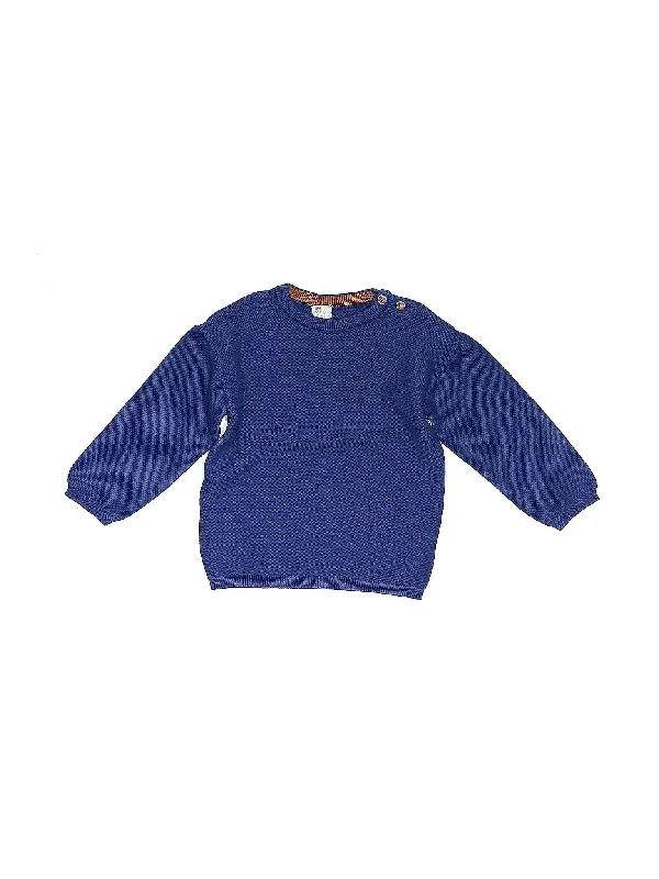 Pullover Sweater Chenille Blend Fleece Blend Nylon Blend