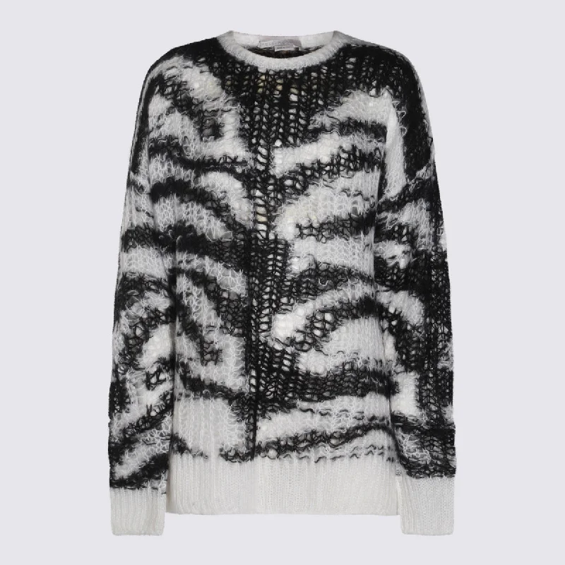 Stella Mccartney Sweaters Multicolour Ribbed Striped Patterned