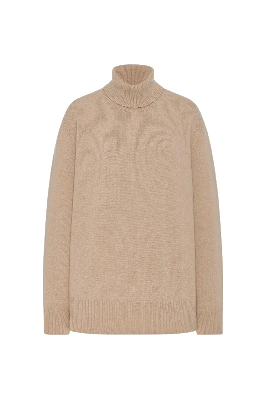 Stepny Cashmere Turtleneck Sweater Thin Thick Dense