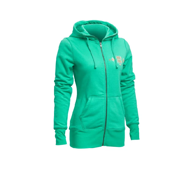 Women's Diamond Hoodie  |  Arcadia Hoodie with Zipper Placket Modern Functional