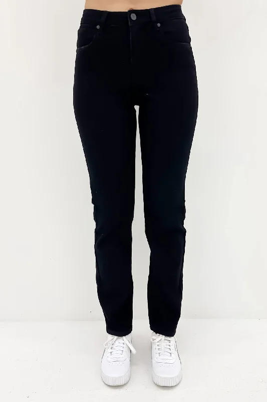 A 95 Stovepipe Jean Nellie Cozy Relaxed Fit Jeans