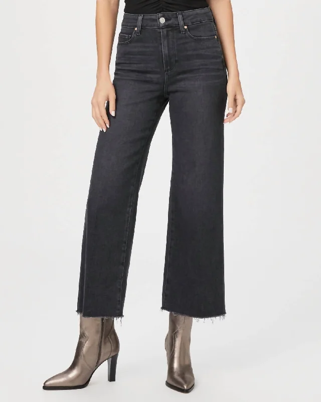 Anessa Jean In Black Lotus Comfortable Mid-Rise Jeans