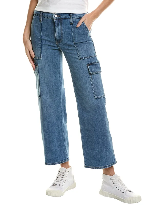 Hudson Jeans Rosalie Gidget Wide Leg Cargo Jean Fashionable Distressed Jeans