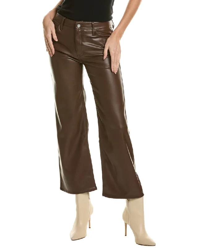 Hudson Jeans Rosalie Chocolate Wide Leg Jean Fashionable Straight Fit Denim