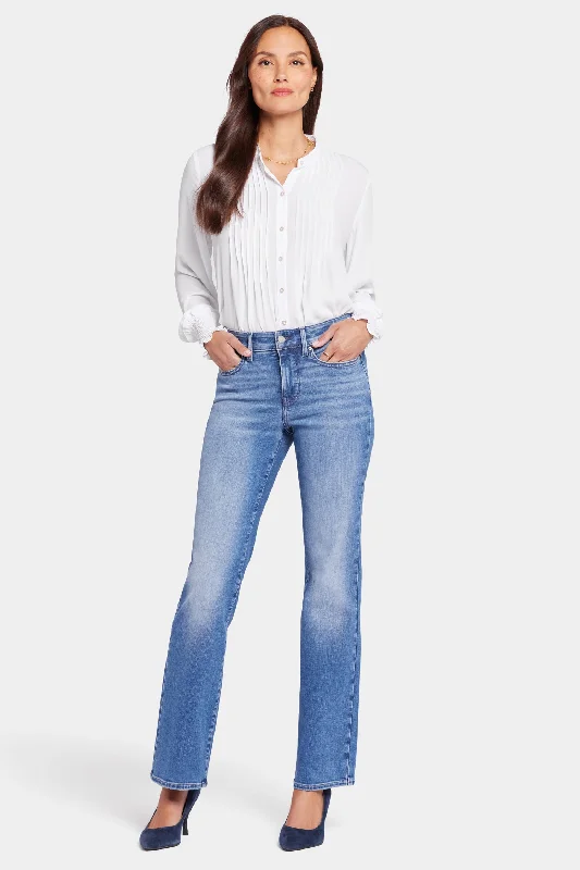 Blake Slim Flared Jeans In Petite - Stunning Stylish Shredded Denim Jeans