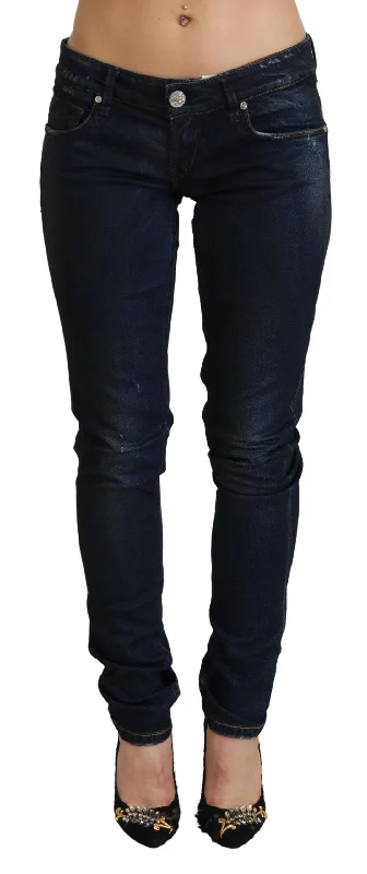 Chic Slim Fit Cotton Denim Jeans Fashionable Jeggings Style Jeans