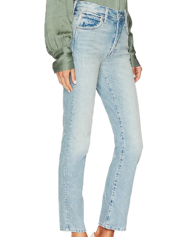 "High Waisted Hiker Hover" Jeans Casual Wide-Legged Denim Jeans