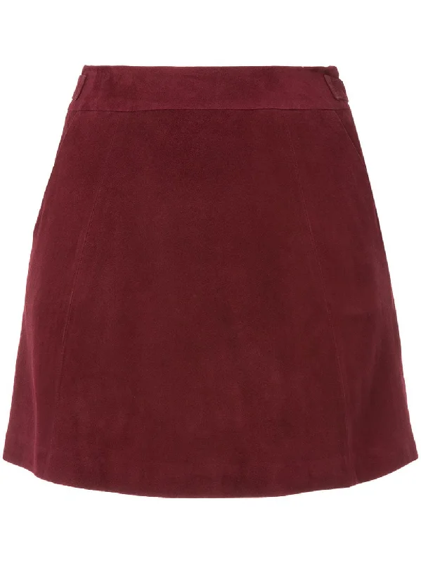 straight mini skirt cashmere skirt soft