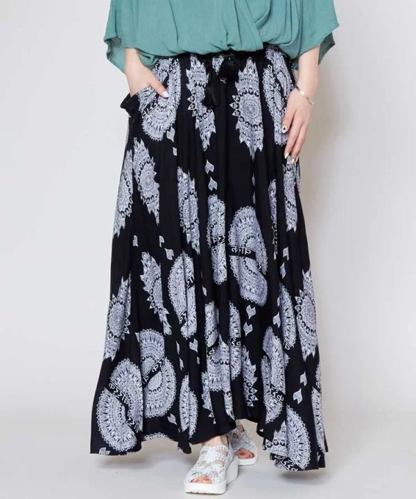 AMINA x VORRUK Skirt velvet skirt glossy