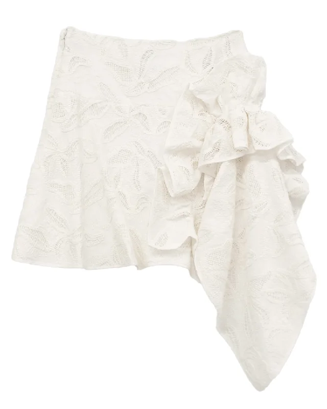 Papier Flo Skirt cashmere skirt plush