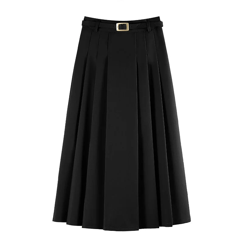 Casual Pleated Skirt lace skirt romantic