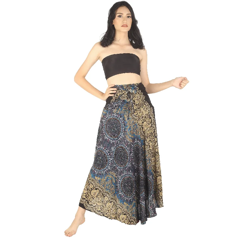 Clock Nut Women's Bohemian Skirt in Brown SK0033 020067 03 corduroy skirt comfortable