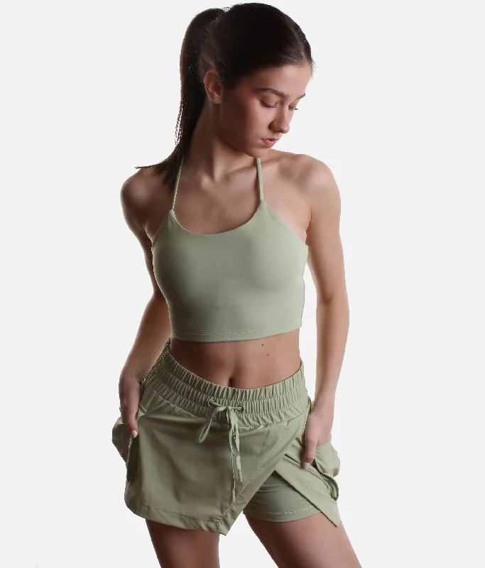 Pistachio HIKING SUPERSKORT - Ultimate Adventure Essential linen skirt airy