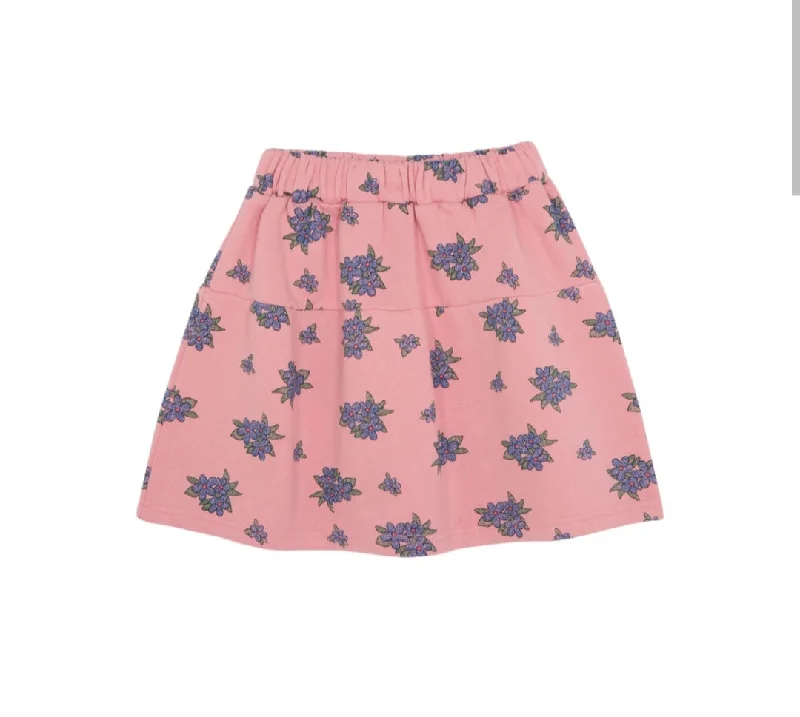 THE CAMPAMENTO PINK FLOWER SKIRT maxi skirt elegant