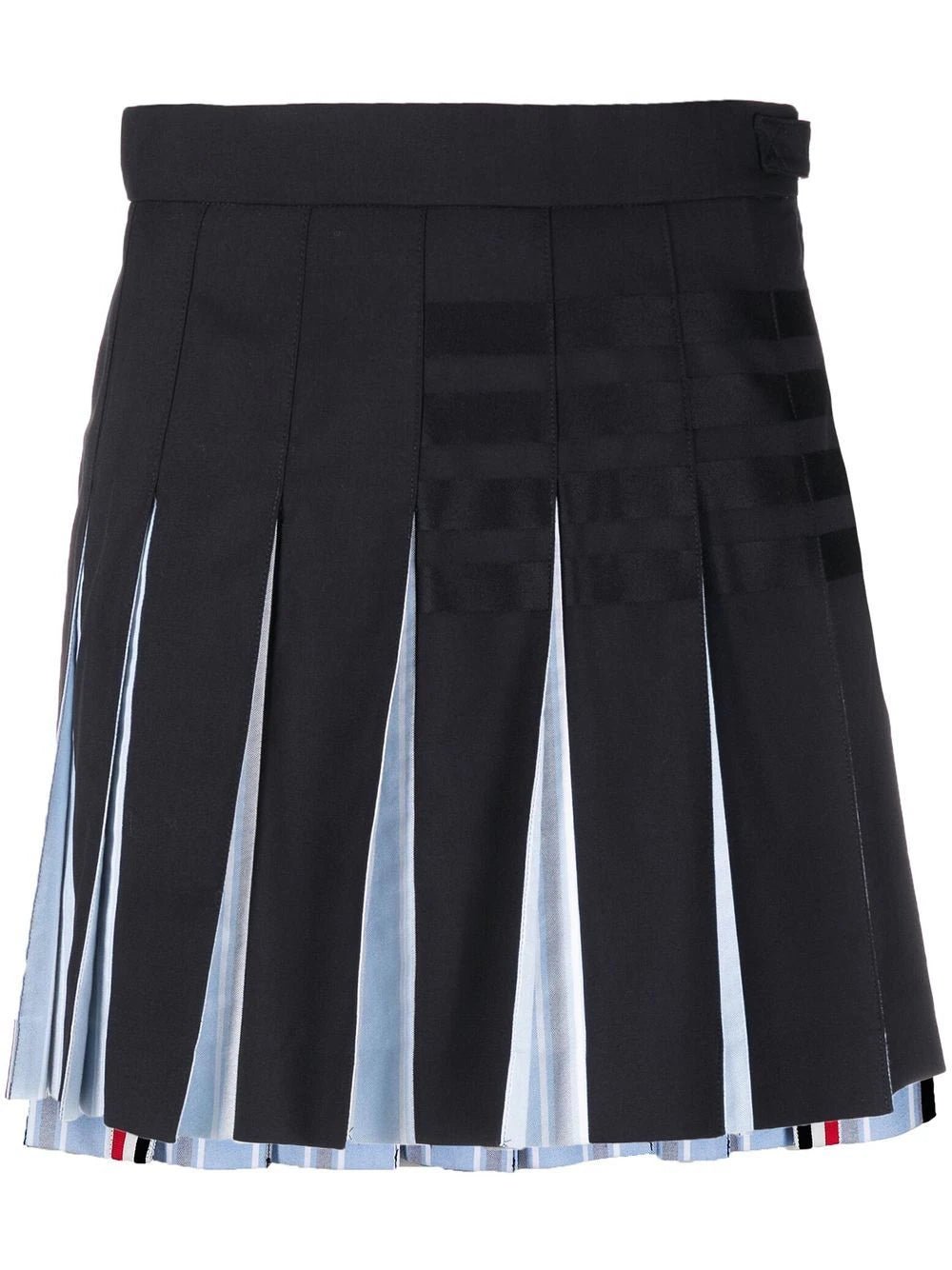 Thom Browne pleated step-hem skirt lace skirt intricate