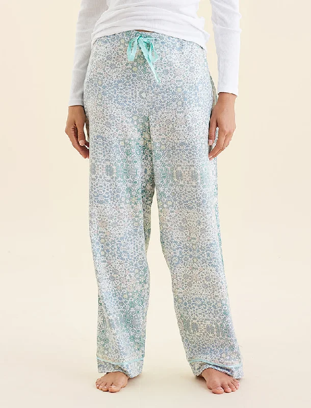 Amira Cosy Full Length Pant Wide-Legged Palazzos