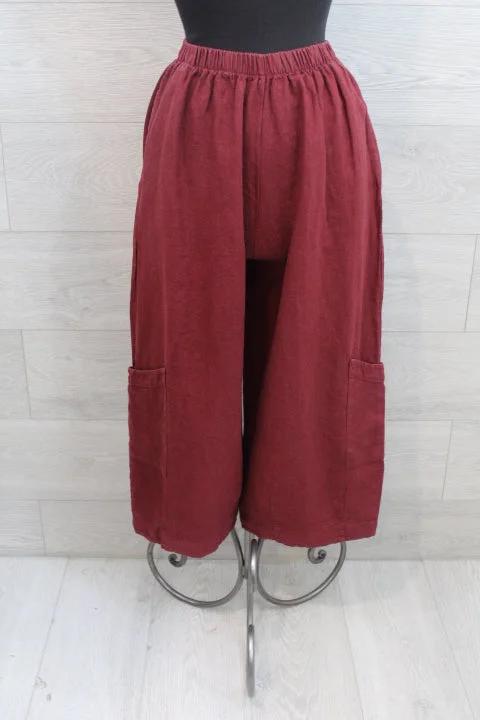 Bryn Walker Heavy Linen - Casbah Pant ( Available In XXL) Relaxed Fit Trousers