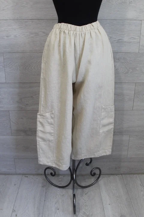 Bryn Walker Heavy Linen - Casbah Pant ( Available In XXL) Relaxed Lounge Trousers