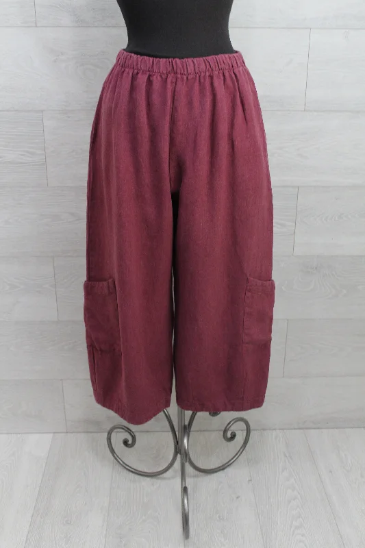 Bryn Walker Heavy Linen - Casbah Pant FINAL SALE ITEM Elegant Wool Trousers