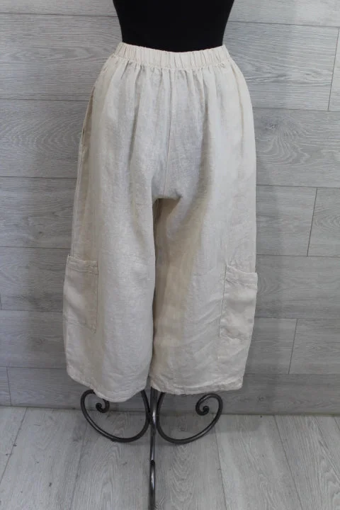 Bryn Walker Light Linen - Casbah Pant ( Available In XXL) Comfortable Maternity Pants