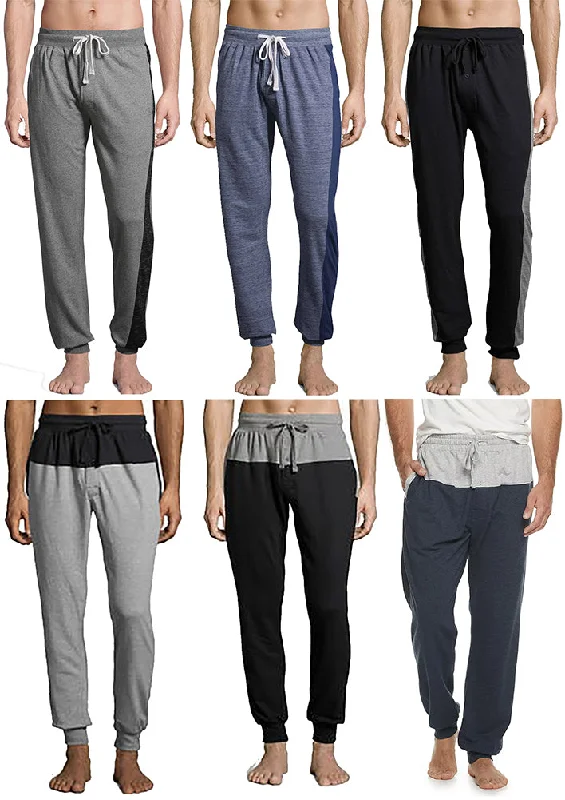 Hanes Men's French Terry Sleep Lounge Pajama Jogger Pant Stylish Slim Trousers