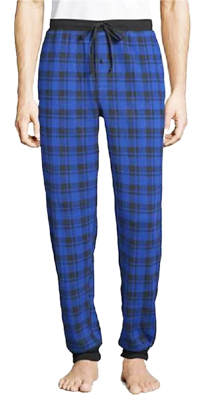 Hanes Men's Waffle Knit Jogger Sleep Lounge Pajama Pant Cotton Blend Sizes S - 4, 41496 Trendy Printed Pants