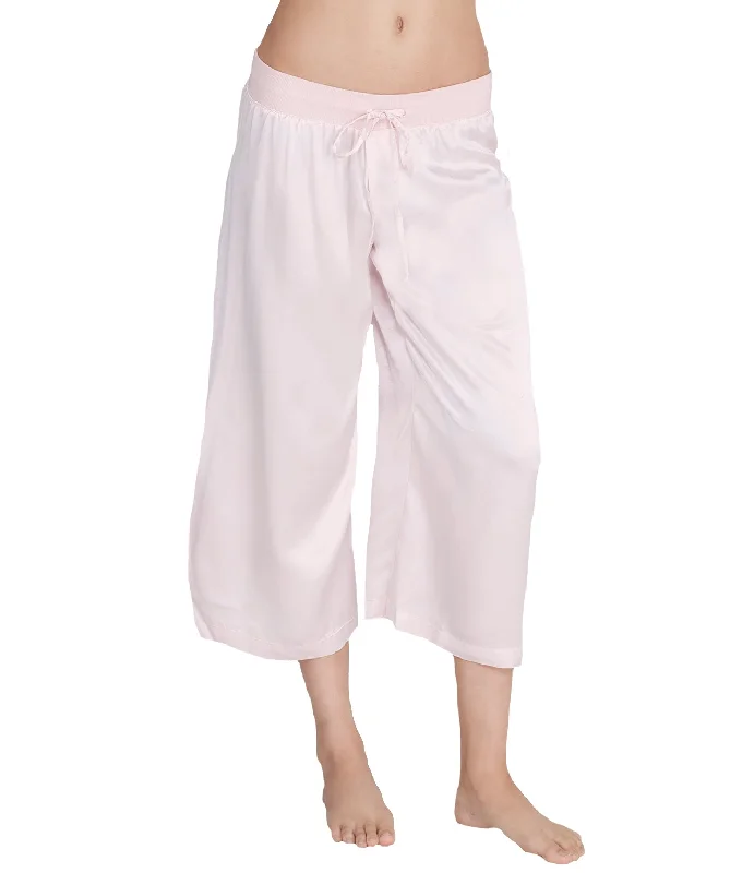 PJ Harlow Women's Jolie Satin Ankle Pants Formal Slim Pants