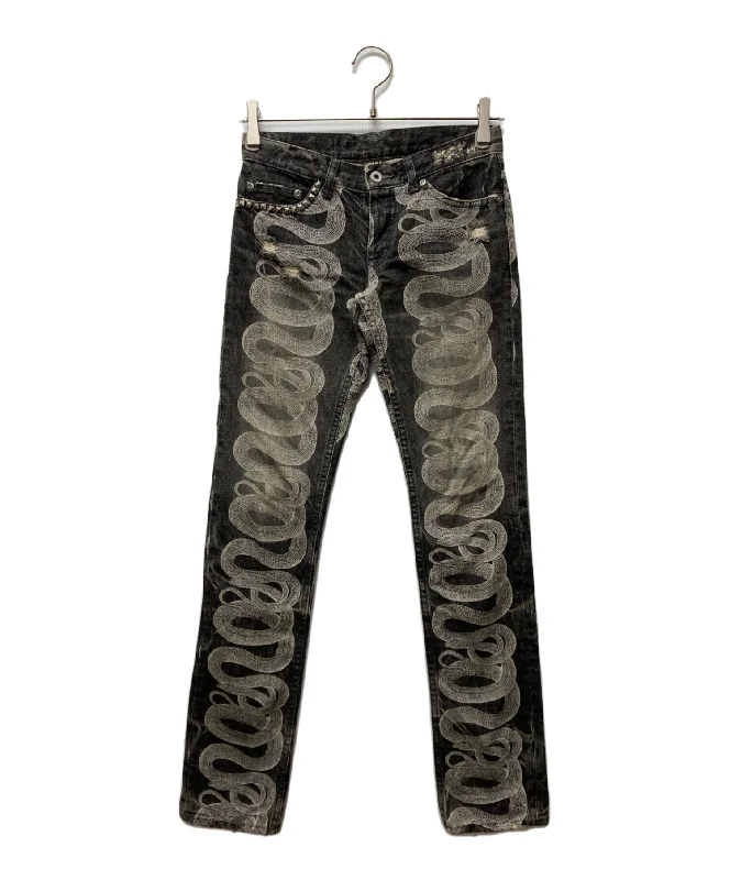 [Pre-owned] Hysteric Glamour skinny denim pants 3AP-4561 Casual Track Pants