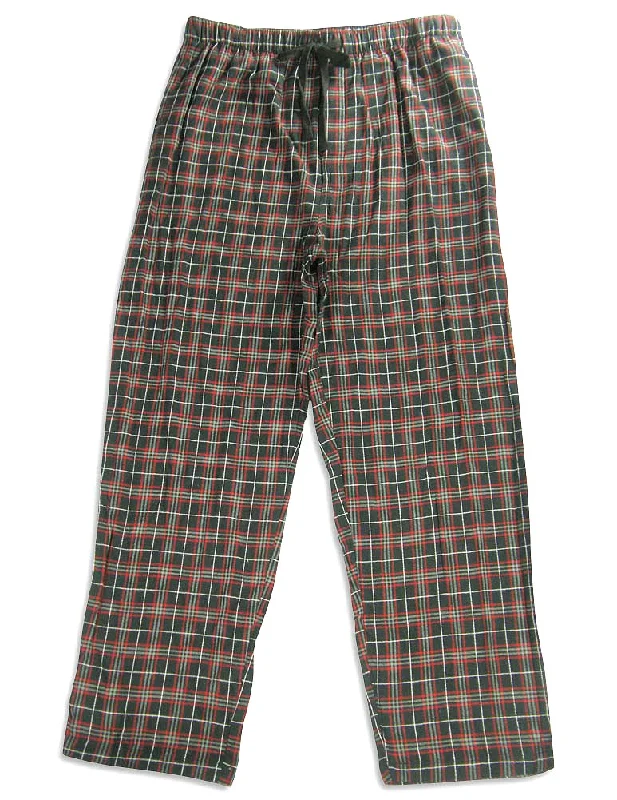 State O Maine Big Men's Plaid Flannel Pajama Pant Comfortable Fleece Pants