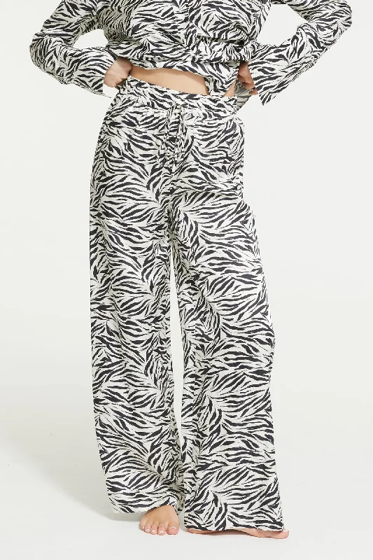 Zafina Long Pant Relaxed Fit Trousers